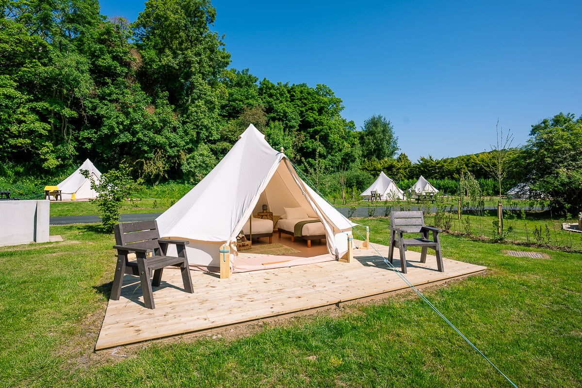 westport house glamping village tent interiors 13