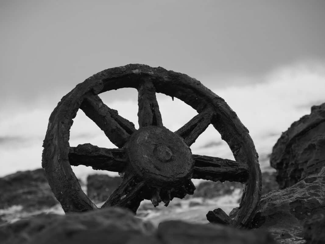The invention of the wheel revolutionised transportation and mechanisation. 