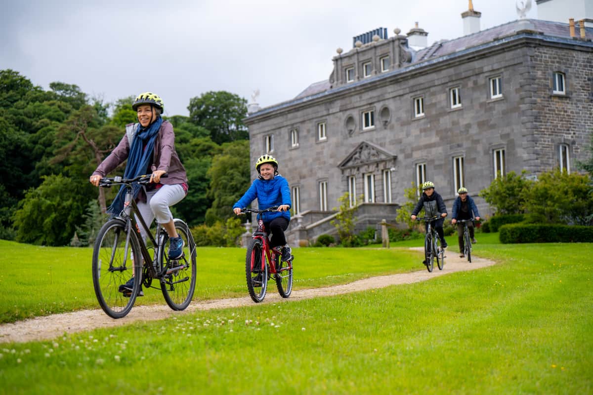 Mid-term at Westport Estate. Things to do Mayo. Walk, cycle or jog the grounds of Westport House.