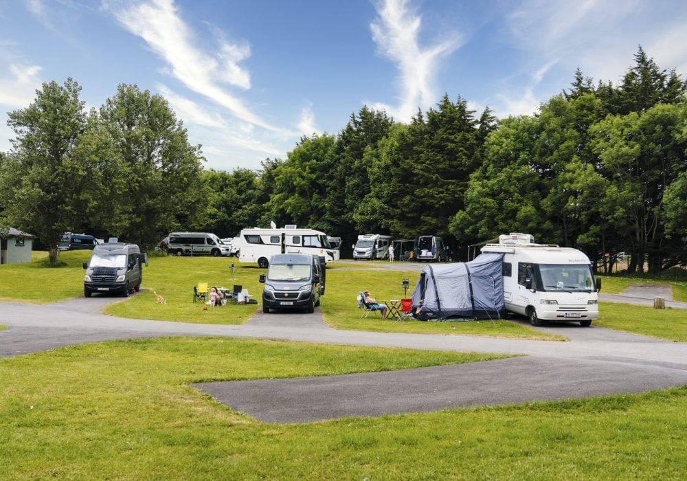 View of the Westport Estate Caravan Park
