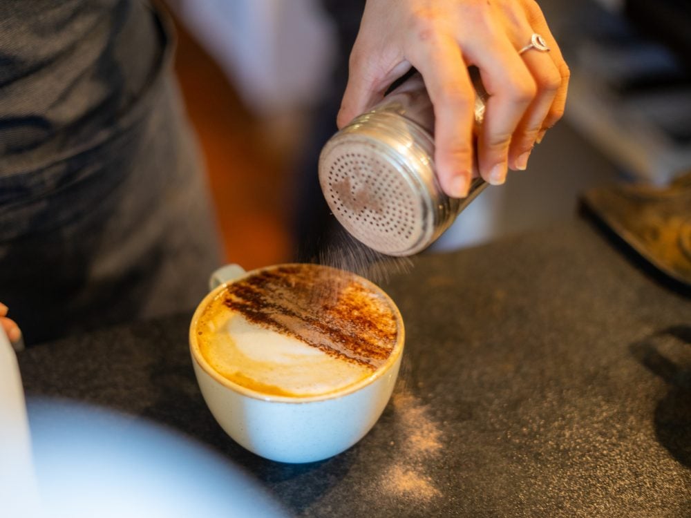 Enjoy a coffee crafted with locally roasted beans at The Farmyard Cafe Westport Estate - Serving the best coffee in town!
