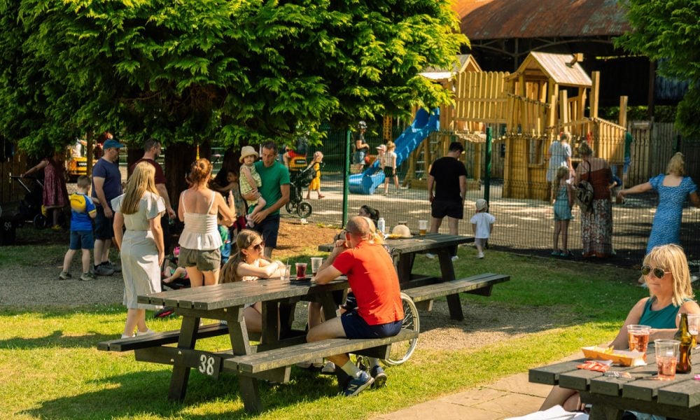 Come Experience The Farmyard Food Court at Westport Estate Now with Brand New Stretch Tent!