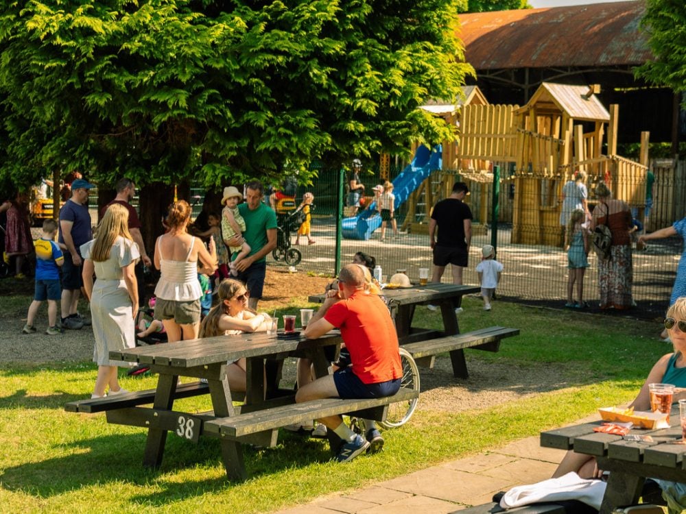 Come Experience The Farmyard Food Court at Westport Estate Now with Brand New Stretch Tent!